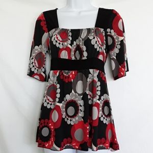 Wisse Floral Retro Vibes Top Large